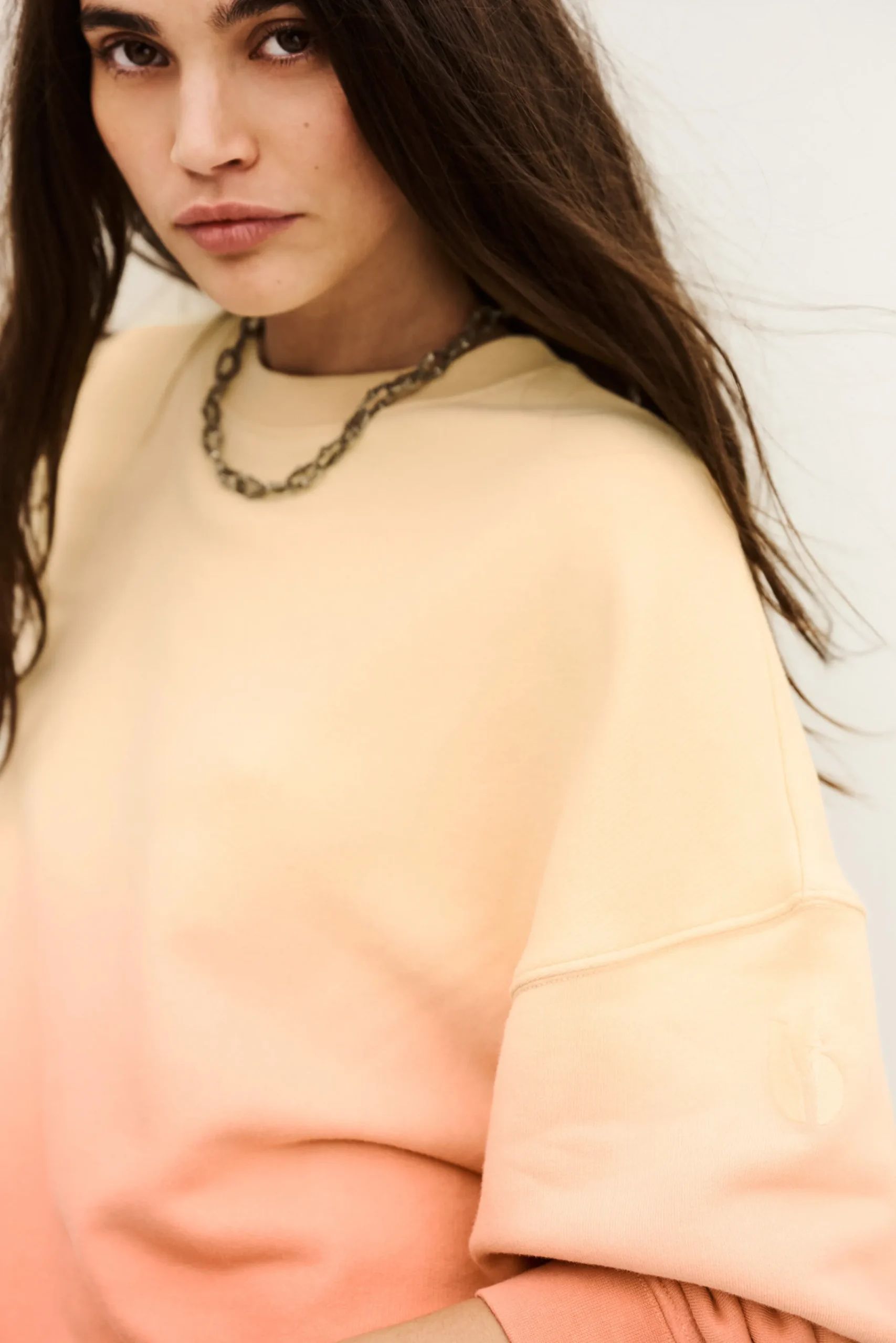 Ba&Sh MAHIDA sudadera oversize AMARILLO Best