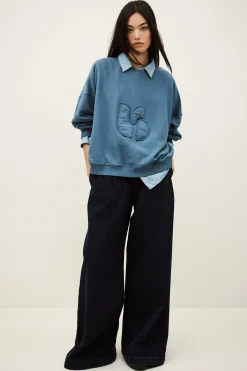 Ba&Sh MAIA SWEATSHIRT AZUL