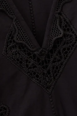 Ba&Sh MALO vestido corto NEGRO Clearance