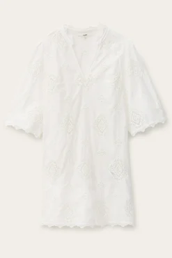 Ba&Sh MALO vestido corto ECRU