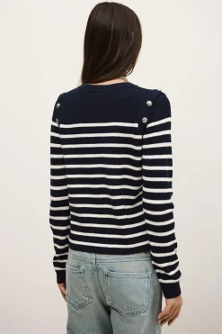 Ba&Sh MATIO JUMPER AZUL Discount