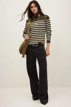 Ba&Sh MATIO JUMPER VERDE Discount