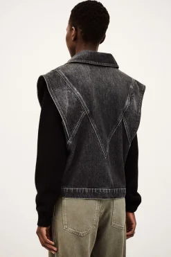 Ba&Sh MAX chaqueta vaquera oversize NEGRO Sale