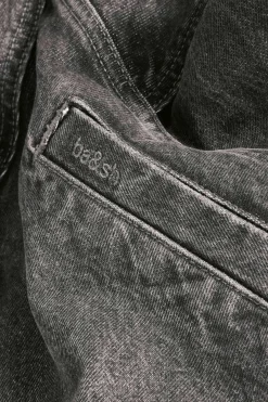 Ba&Sh MAX chaqueta vaquera oversize NEGRO Sale