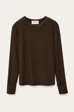 Ba&Sh MICHA camiseta de manga larga MARRON Best