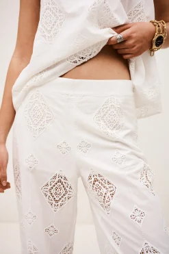 Ba&Sh MIKE pantalón ancho € 245 ECRU