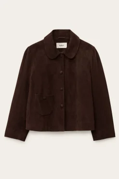 Ba&Sh MILAS chaqueta de corte recto MARRON Hot