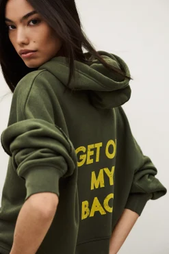 Ba&Sh MOBY sudadera con capucha suelta VERDE