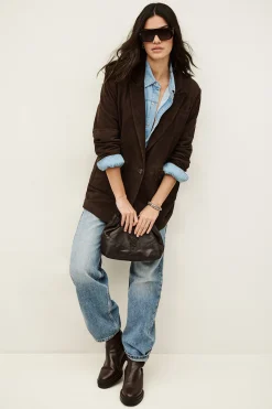 Ba&Sh MOSTY blazer larga de traje MARRON Outlet