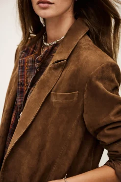 Ba&Sh MOSTY chaqueta tipo blazer MARRON
