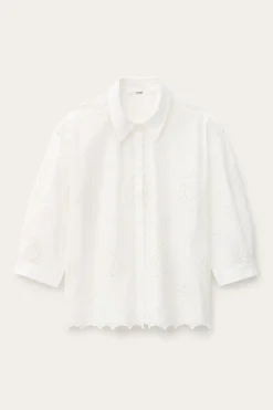 Ba&Sh MURIEL camisa de mangas /4 ECRU Clearance