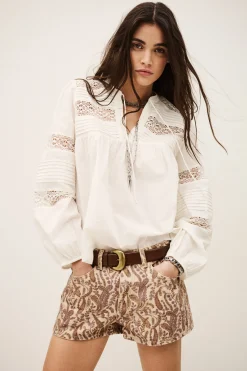 Ba&Sh NAMI BLOUSE ECRU Outlet