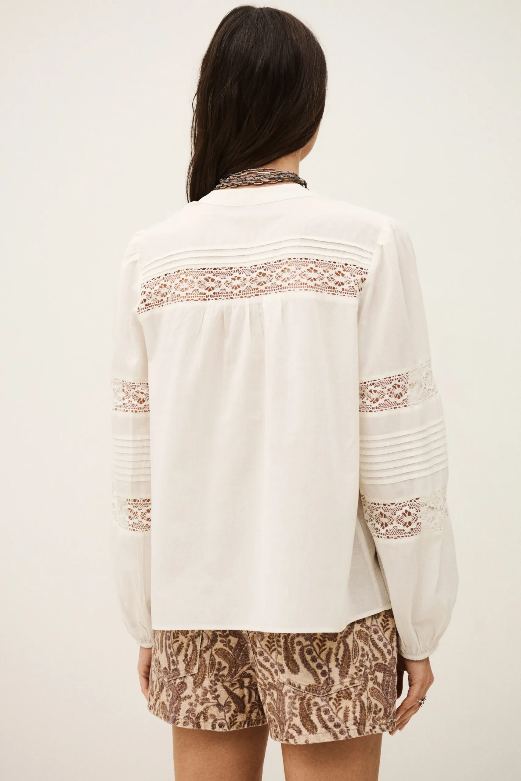 Ba&Sh NAMI BLOUSE ECRU Outlet