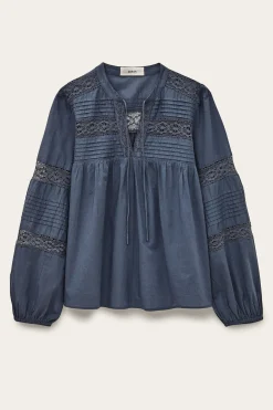 Ba&Sh NAMI BLOUSE AZUL Online