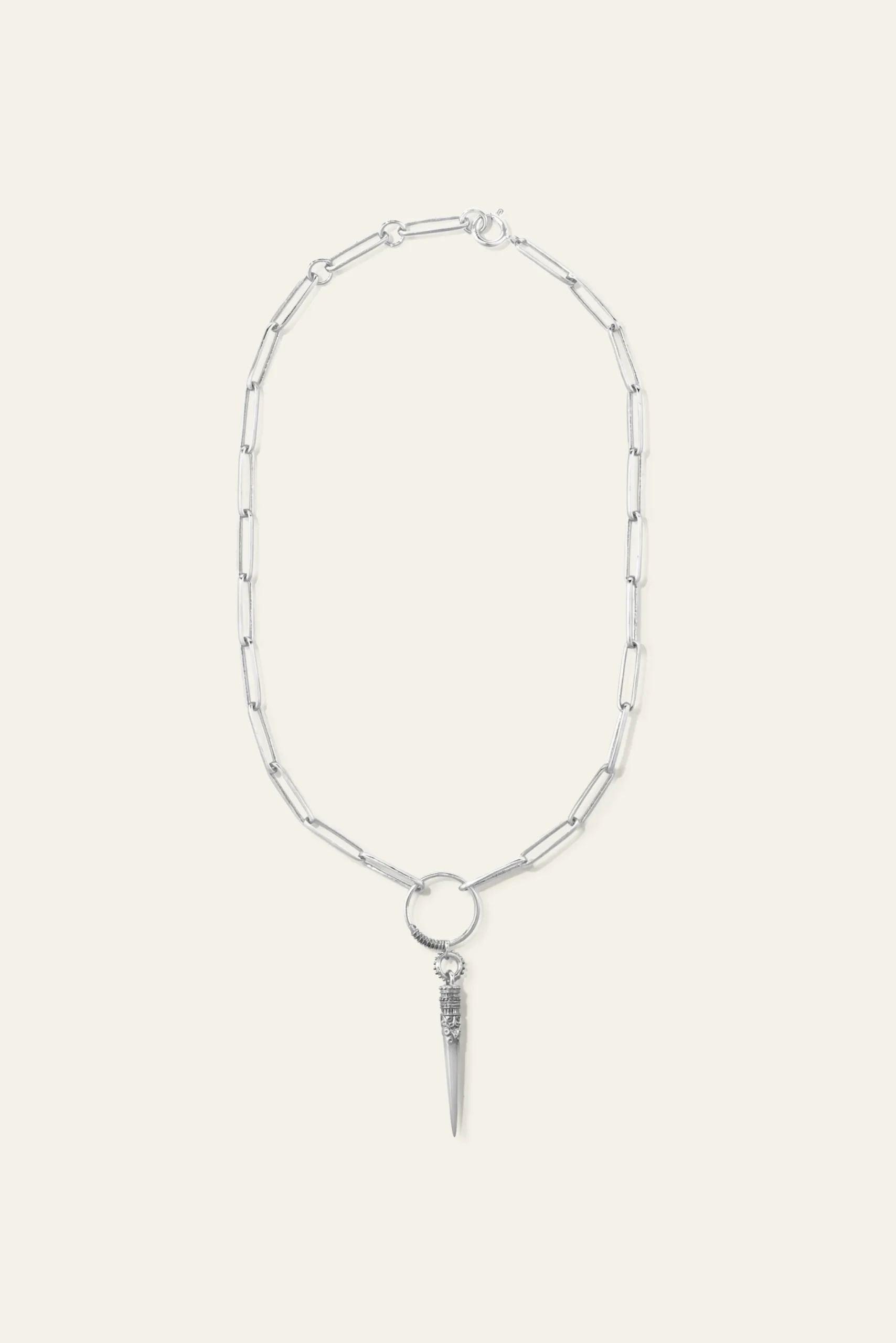 Ba&Sh NAOKI collar de plata GRIS Hot
