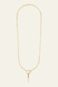 Ba&Sh NAOMIE collar de plata ORO Hot
