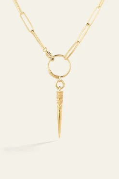 Ba&Sh NAOMIE collar de plata ORO Hot