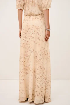 Ba&Sh NATTALINA falda larga estampada ECRU Best
