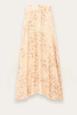 Ba&Sh NATTALINA falda larga estampada ECRU Best