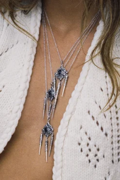 Ba&Sh NOOR collar de estilo étnico GRIS Clearance