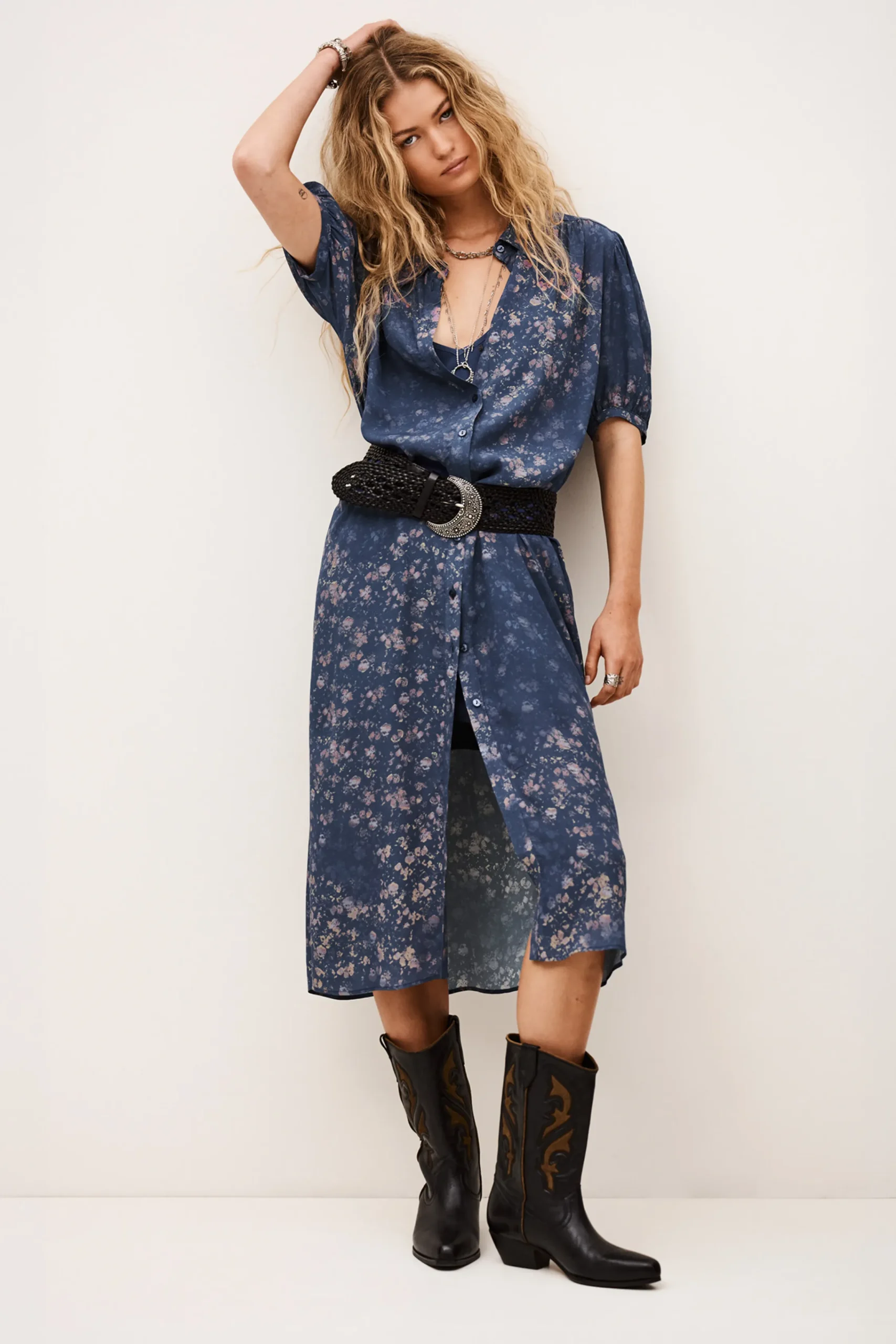 Ba&Sh NORMA DRESS AZUL Best