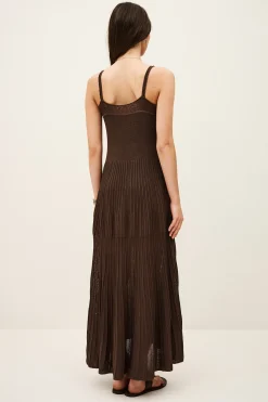 Ba&Sh NOTO DRESS MARRON Hot