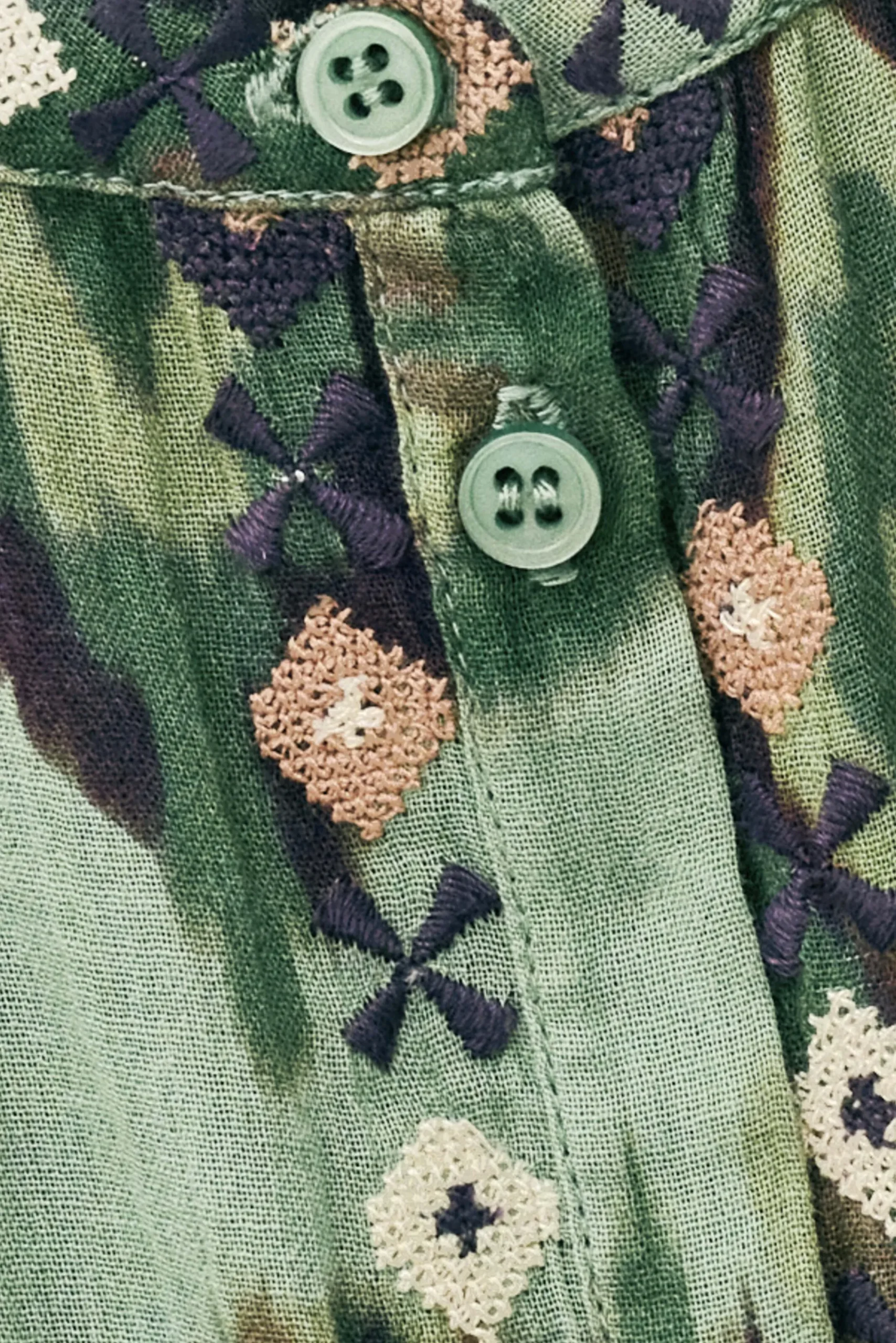 Ba&Sh ODELIE camisa estampada VERDE Sale