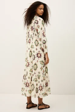 Ba&Sh OELIA vestido midi ECRU Discount