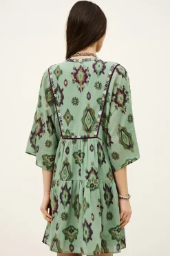 Ba&Sh OLALIE vestido corto VERDE Hot