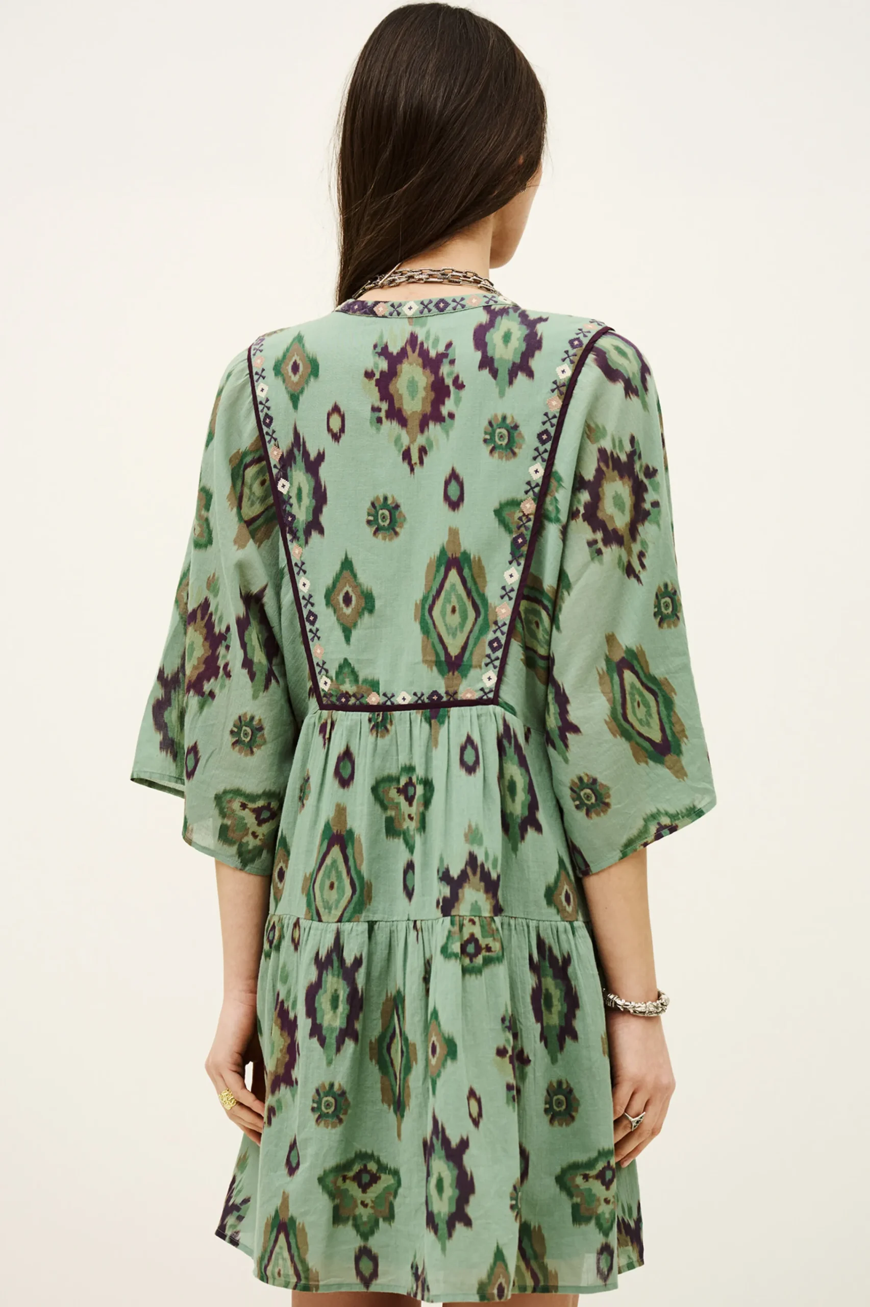 Ba&Sh OLALIE vestido corto VERDE Hot