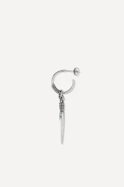 Ba&Sh OLIVIA pendiente de plata GRIS Clearance