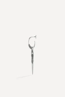 Ba&Sh OLIVIA pendiente de plata GRIS Clearance