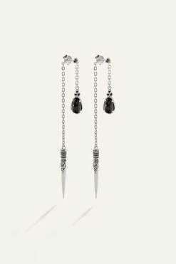 Ba&Sh OSKAR EARRINGS GRIS New