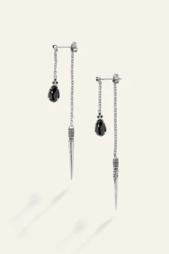 Ba&Sh OSKAR EARRINGS GRIS New