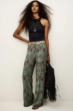 Ba&Sh PALI pantalón ancho € 195 VERDE Sale