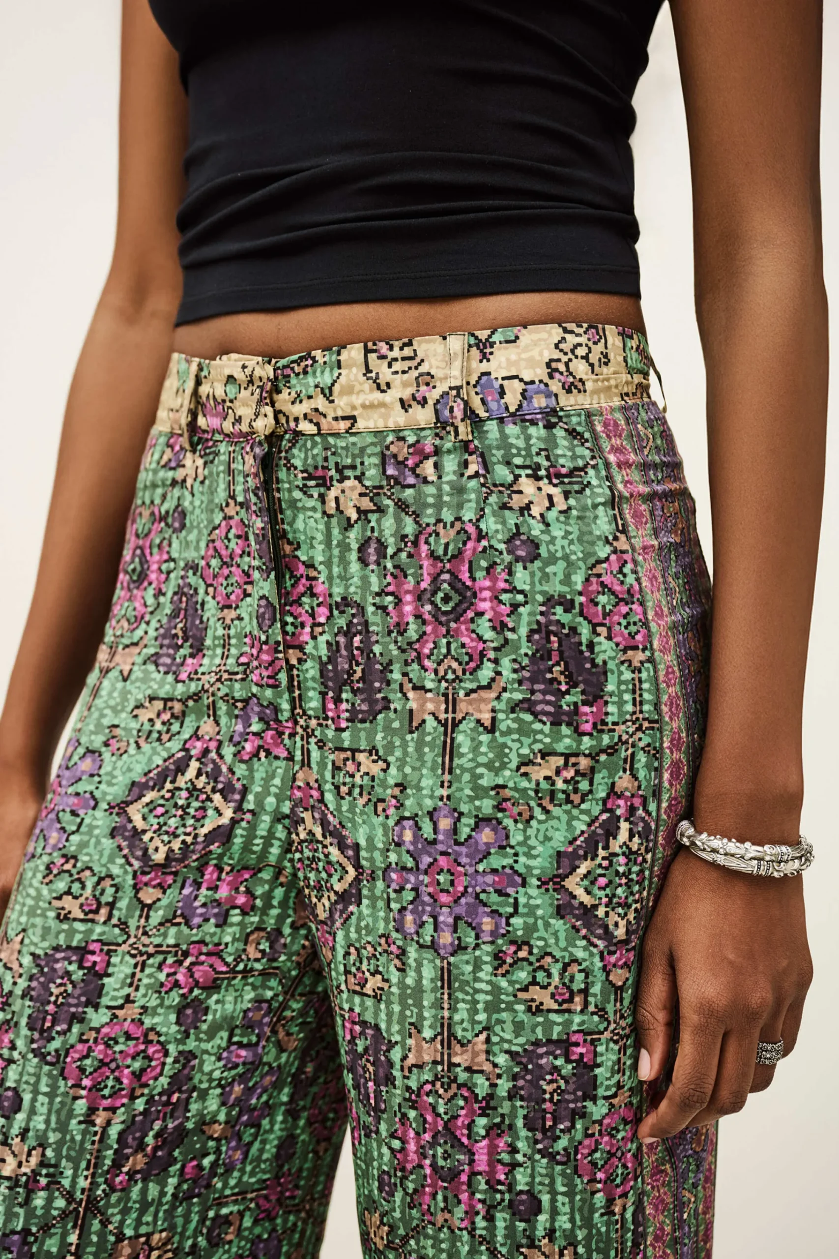 Ba&Sh PALI pantalón ancho € 195 VERDE Sale