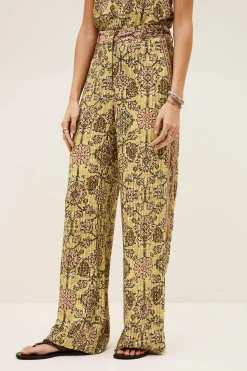 Ba&Sh PALI pantalón ancho € 195 AMARILLO Clearance