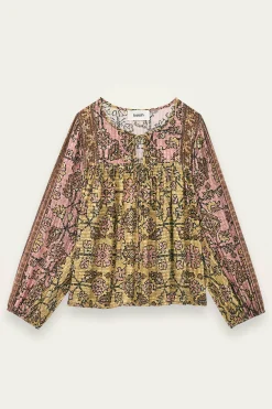 Ba&Sh PAMILA blusa ancha AMARILLO Discount