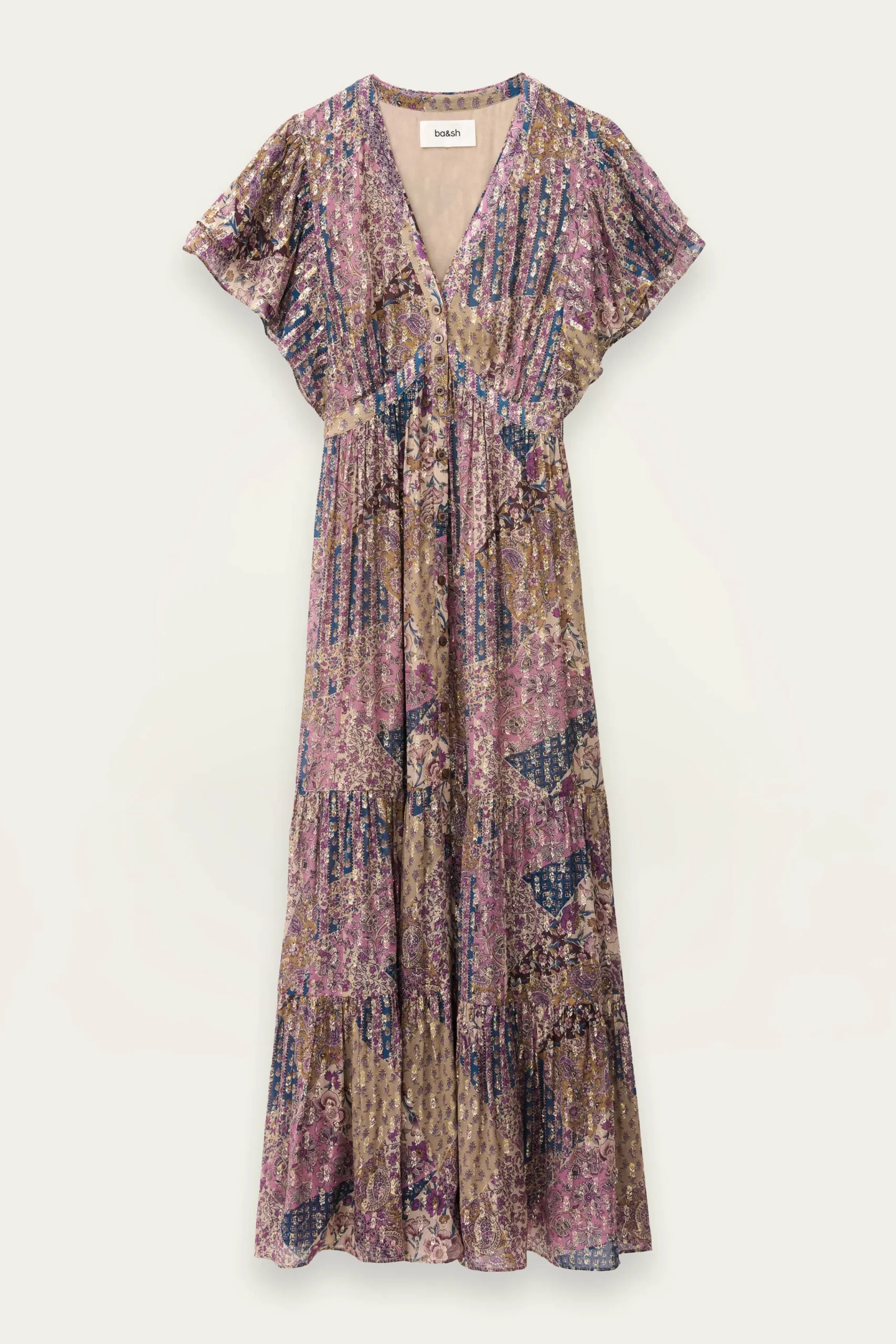 Ba&Sh PARETA vestido midi PINK Online
