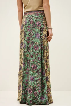 Ba&Sh PARIO falda midi VERDE Sale