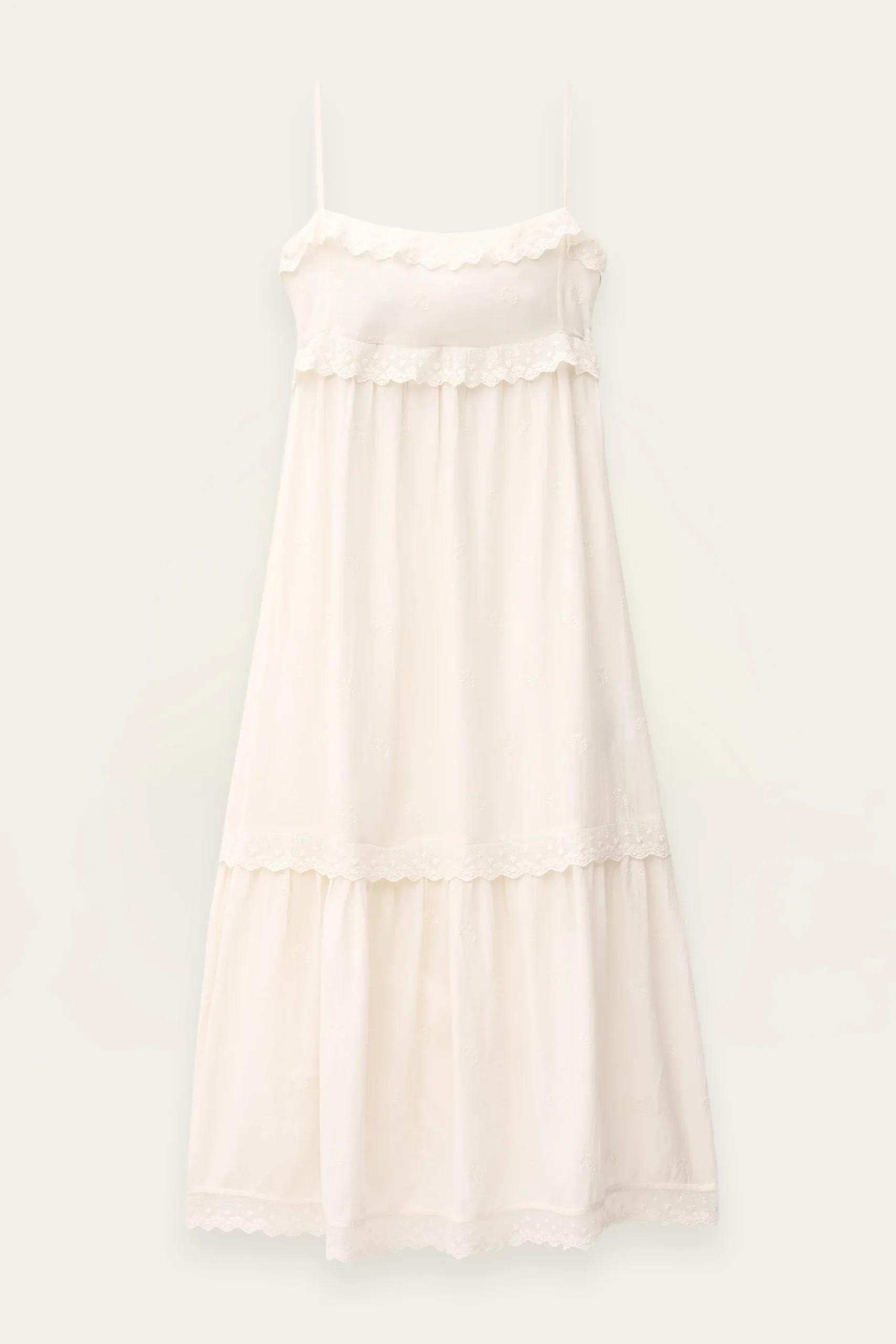 Ba&Sh PENNY vestido midi elegante ECRU Discount