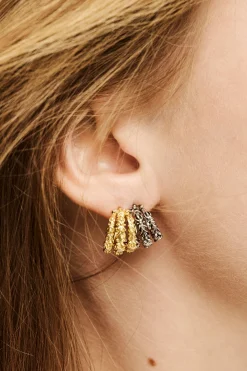 Ba&Sh PERRINE pendientes de circonita ORO Best