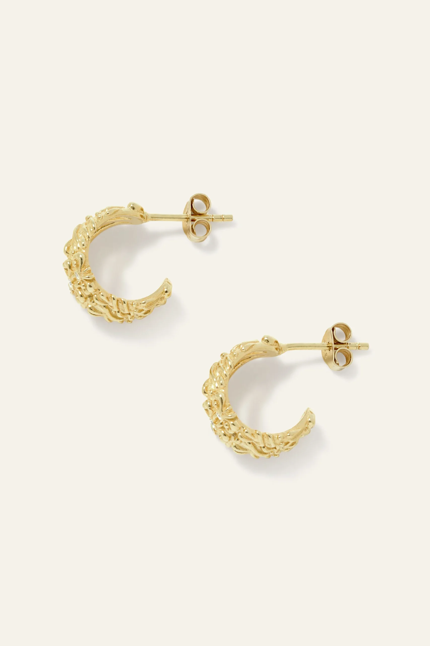 Ba&Sh PERRINE pendientes de circonita ORO Best