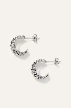 Ba&Sh PERRINE pendientes de circonita GRIS Best