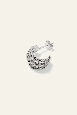 Ba&Sh PERRINE pendientes de circonita GRIS Best