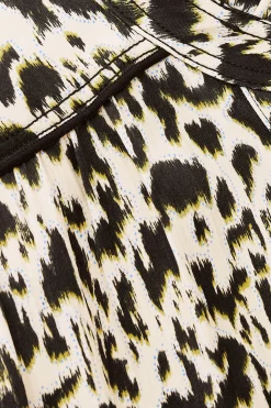 Ba&Sh PIA blusa larga estampada ECRU New
