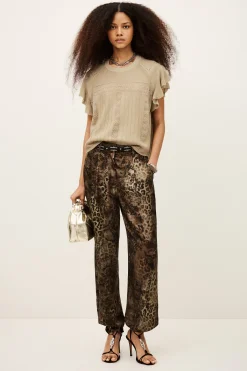 Ba&Sh PIERA top de punto ORO Clearance
