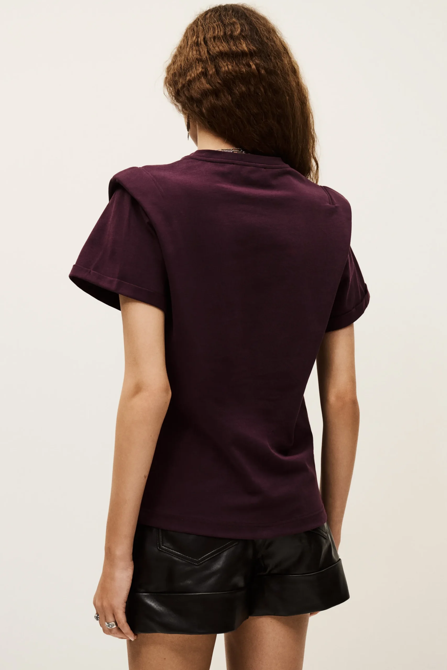 Ba&Sh PIO short-sleeved T-shirt ROJO Hot