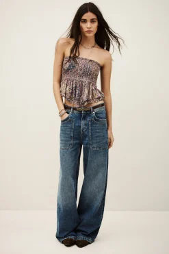 Ba&Sh PRETTY top bustier PINK Clearance