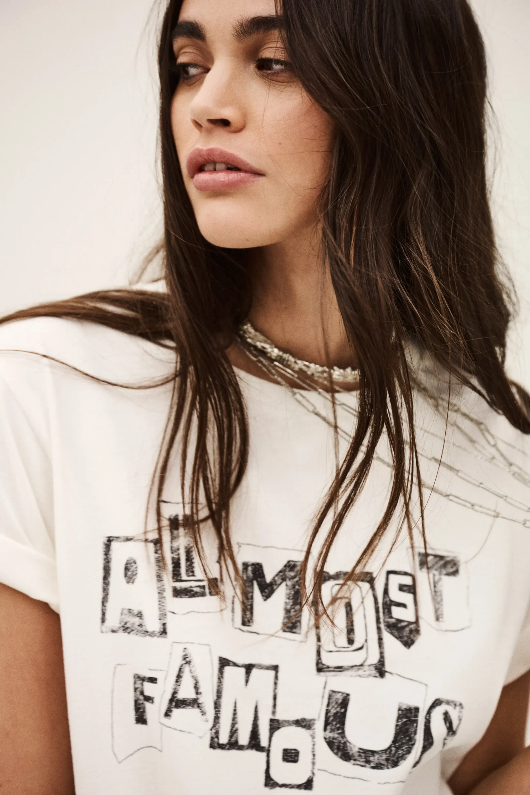 Ba&Sh RALFA camiseta de cuello redondo ECRU Outlet
